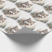 Winterwolf inpakpapier (Hoek)