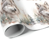 Winterwolf inpakpapier (Rol Hoek)