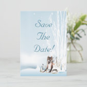 Winterwolf Kaart (Staand voorkant)