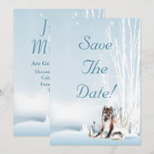 Winterwolf Kaart (Voorkant / Achterkant)