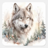 Winterwolf Stickers (Voorkant)