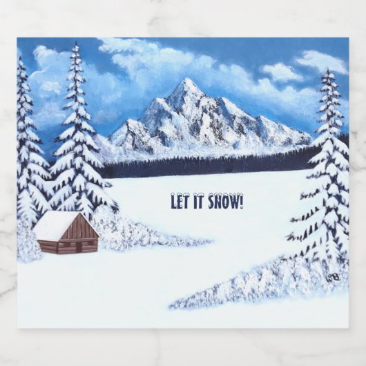 winterwonder bier etiket (Enkel label)