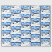 Winterwonder Cadeaupapier (Vlak)