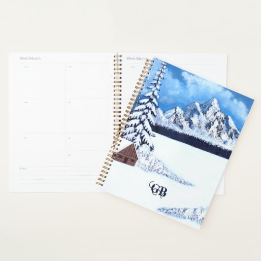 Winterwonder met tekst planner (Display)