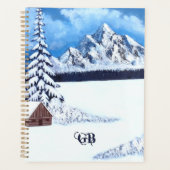 Winterwonder met tekst planner (Voorkant)