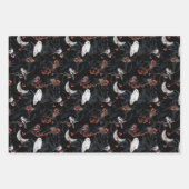 winterwonderbladen voor vakantieverpakkingen inpakpapier vel (Voorkant 2)