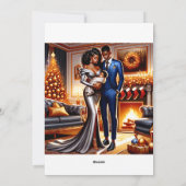 Winterwonderen: Kinder en hun sneeuwmancreatie Feestdagenkaart (Achterkant)