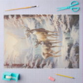 Winterwonderhert Tissuepapier (Craft)