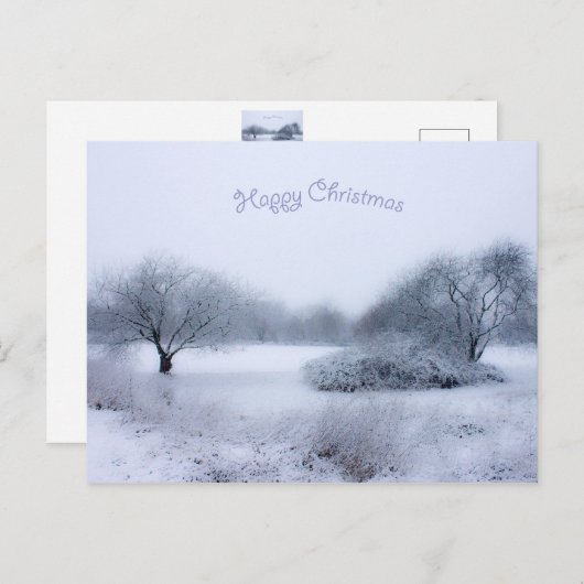 Winterwonderland Briefkaart (Voorkant / Achterkant)