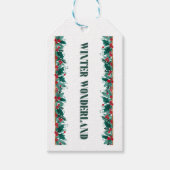 Winterwonderland Cadeaulabel (Voorkant)