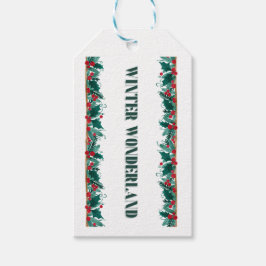 Winterwonderland Cadeaulabel