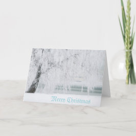 Winterwonderland Feestdagen Kaart