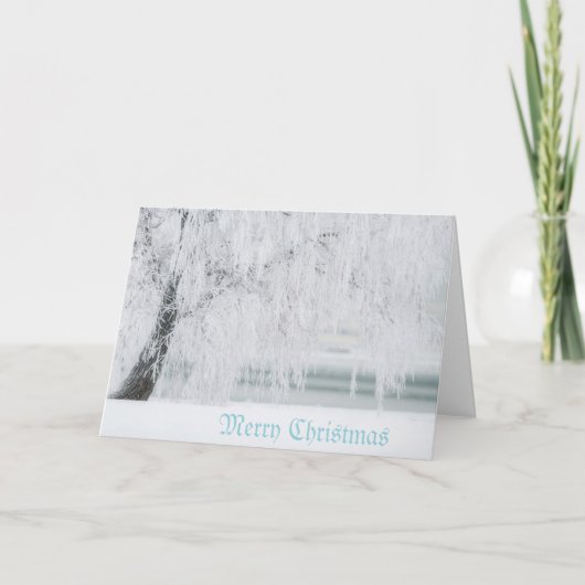 Winterwonderland Feestdagen Kaart (Voorkant)