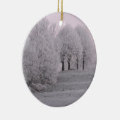 Winterwonderland Keramisch Ornament (Rechts)