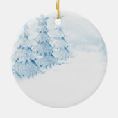 winterwonderland keramisch ornament (Achterkant)