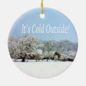 winterwonderland keramisch ornament (Achterkant)
