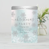 Winterwonderland kerstfeest kaart (Staand voorkant)