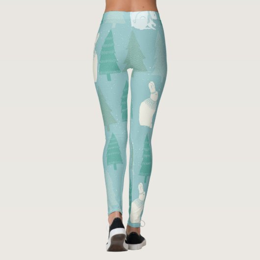 Winterwonderland leggings (Achterkant)