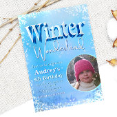 Winterwonderland met Afbeelding Kaart