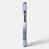 Winterwonderland, mist, sparrenbos en berg Case-Mate iPhone case (Achterkant / Links)