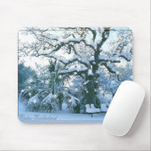 winterwonderland mousepad muismat (Met muis)