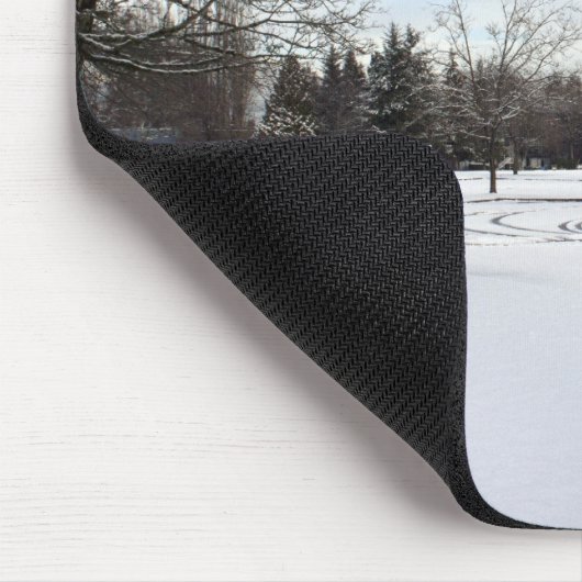 winterwonderland muismat (Hoek)