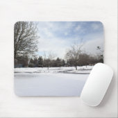 winterwonderland muismat (Met muis)