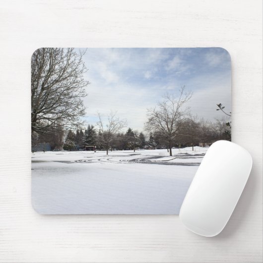 winterwonderland muismat (Met muis)
