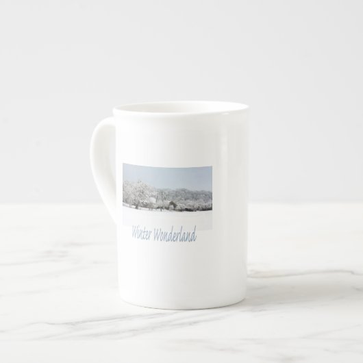 winterwonderland porselein kop (Links)