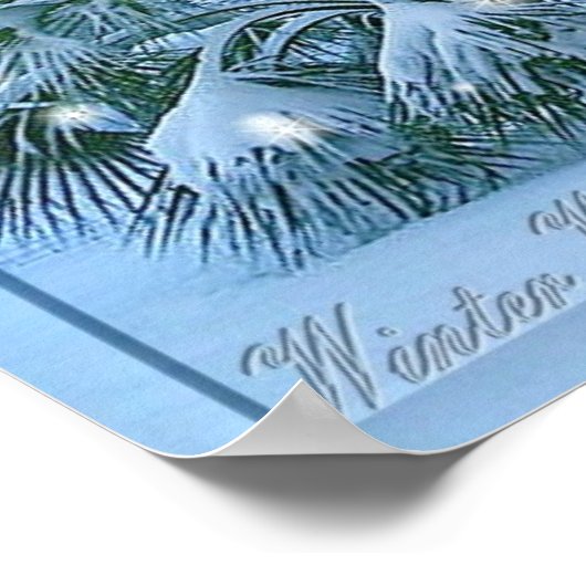 winterwonderland Poster (Hoek)