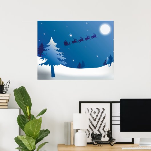 winterwonderland poster (Thuiskantoor)
