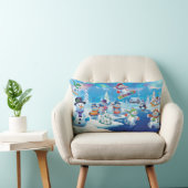 Winterwonderland sneeuwkussen kussen (Stoel)