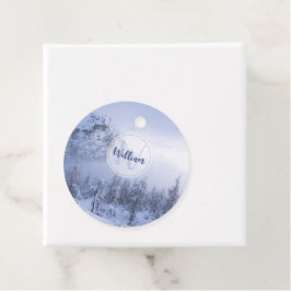 Winterwonderland sneeuwmoesson bedankjes labels