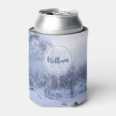 Winterwonderland sneeuwmoesson blikjeskoeler (Blikje Voorkant)