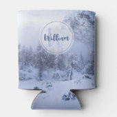 Winterwonderland sneeuwmoesson blikjeskoeler (Achterkant)