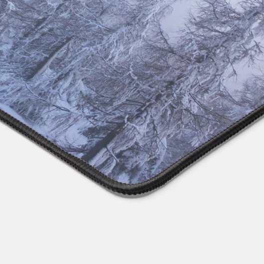 Winterwonderland sneeuwmoesson bureaumat (Hoek)