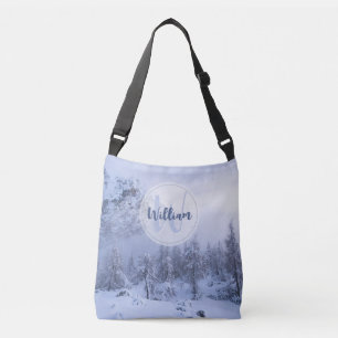 Winterwonderland sneeuwmoesson crossbody tas
