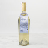 Winterwonderland sneeuwmoesson flessenhanger (Op fles)