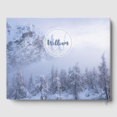 Winterwonderland sneeuwmoesson gastenboek (Achterkant)