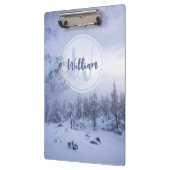 Winterwonderland sneeuwmoesson klembord (Links)