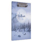 Winterwonderland sneeuwmoesson klembord (Rechts)