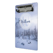 Winterwonderland sneeuwmoesson mini klembord (Angled2)