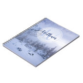 Winterwonderland sneeuwmoesson notitieboek (Linkerzijde)