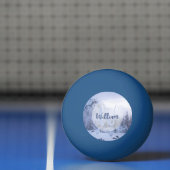 Winterwonderland sneeuwmoesson pingpongbal (Net)