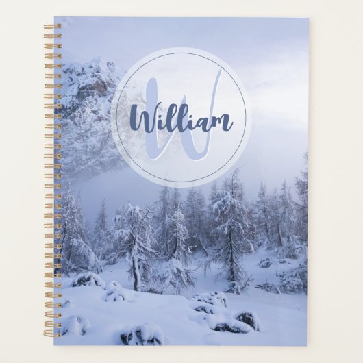 Winterwonderland sneeuwmoesson planner (Voorkant)