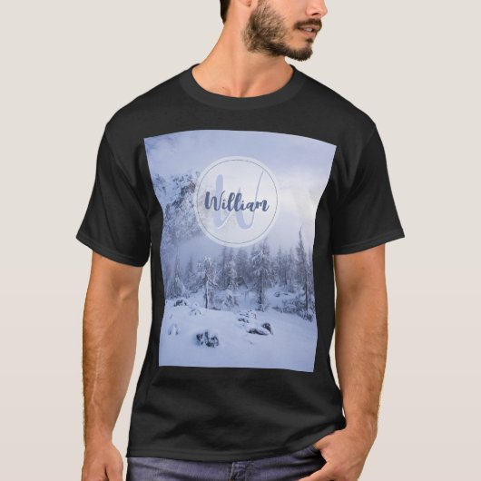 Winterwonderland sneeuwmoesson t-shirt (Voorkant)