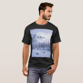 Winterwonderland sneeuwmoesson t-shirt (Voorkant volledig)
