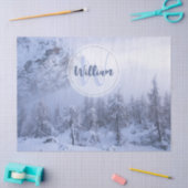Winterwonderland sneeuwmoesson tissuepapier (Craft)