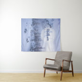 Winterwonderland sneeuwmoesson wandkleed (In Situ (horizontaal))