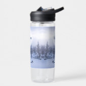 Winterwonderland sneeuwmoesson waterfles (Links)